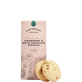 Strawberry & White Chocolate Chunk Biscuits 200g