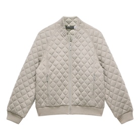 Quilted Bomber Jacket