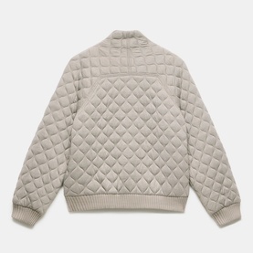 Quilted Bomber Jacket