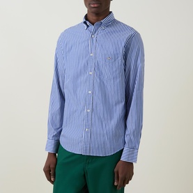 Shield Logo Striped Shirt