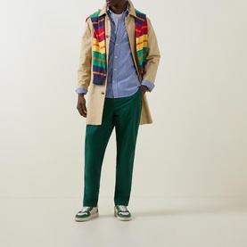 Shield Logo Striped Shirt