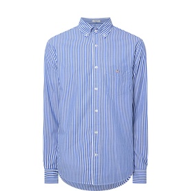 Shield Logo Striped Shirt