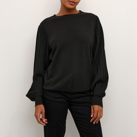 Bishop-Sleeve Sweater