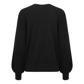 Bishop-Sleeve Sweater