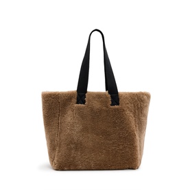 Izzy Shearling Reversible Tote Bag