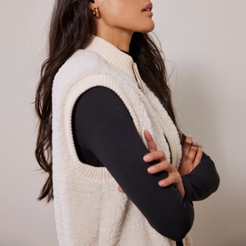 Faux-Shearling Gilet