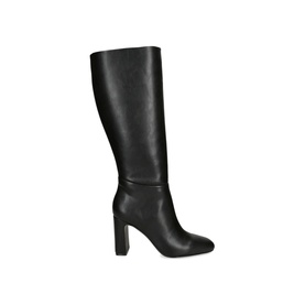 Speedway Faux Leather Knee-High Boots