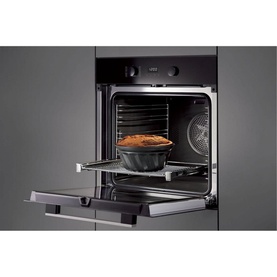 Active Obsidian Black Stainless Steel Effect Oven