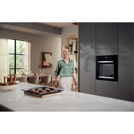 Active Obsidian Black Stainless Steel Effect Oven