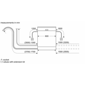 Series 2 Freestanding Dishwasher 60cm Brushed Steel