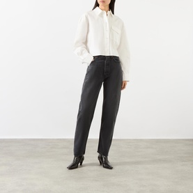 90s Pinch Waist Straight Leg Jeans