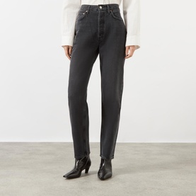 90s Pinch Waist Straight Leg Jeans