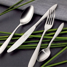 Arthur 30-Piece Brushed Cutlery Set