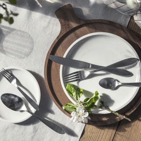 Arthur 30-Piece Brushed Cutlery Set