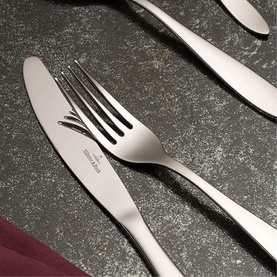 Arthur 30-Piece Brushed Cutlery Set