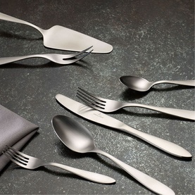 Arthur 68-Piece Brushed Cutlery Set