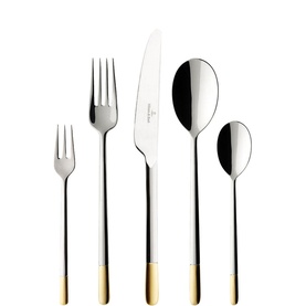 Ella 30-Piece Gold-Plated Cutlery Set