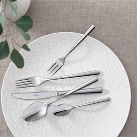 Thirty-Piece Piemont Cutlery Set