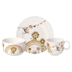 Roar Like A Lion 3-Piece Crockery Set