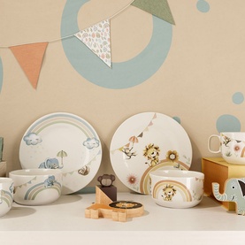 Roar Like A Lion 3-Piece Crockery Set