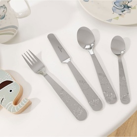 Walk Like An Elephant 4-Piece Cutlery Set