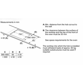 N70 Induction Hob 80cm Black