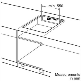 N70 Induction Hob 80cm Black