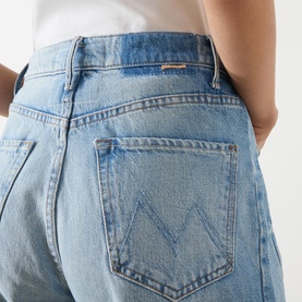 The Half-Pipe High Rise Wide Leg Ankle Jeans
