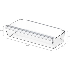 N50 Built-Under Fridge 82x60cm Flat Hinge