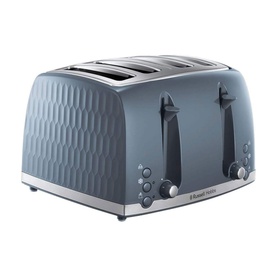 Honeycomb Toaster 4 Slice Grey