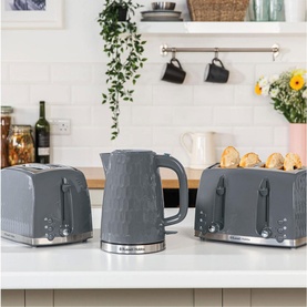 Honeycomb Toaster 4 Slice Grey