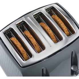 Honeycomb Toaster 4 Slice Grey