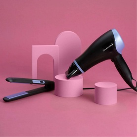 Hairdryer and Straightener Pack Black
