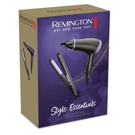 Hairdryer and Straightener Pack Black