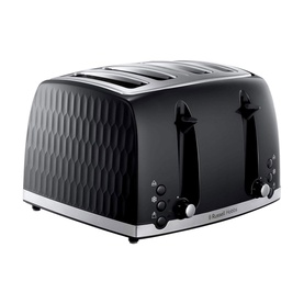 Honeycomb Toaster 4 Slice Black