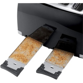 Honeycomb Toaster 4 Slice Black