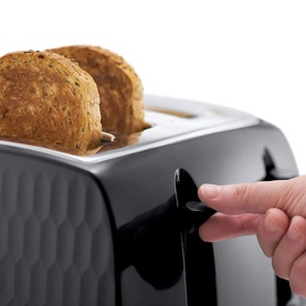 Honeycomb Toaster 4 Slice Black