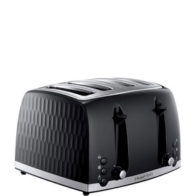 Honeycomb Toaster 4 Slice Black