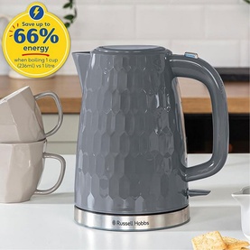 Honeycomb Kettle 1.7L Grey