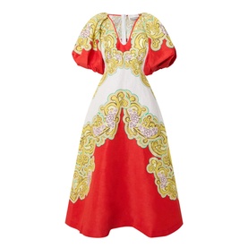 Sierra Baroque Print Dress