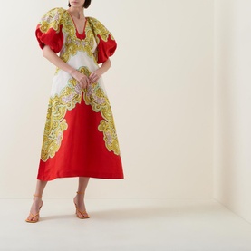 Sierra Baroque Print Dress