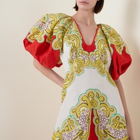 Sierra Baroque Print Dress