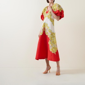 Sierra Baroque Print Dress