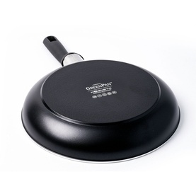 GreenPan Memphis Black ceramic non-stick fry pan, PFAS-free with diamond-infused base and stay-cool handle, part of two-piece set