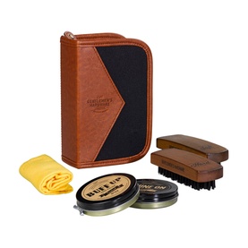 Charcoal Shoe Shine Kit