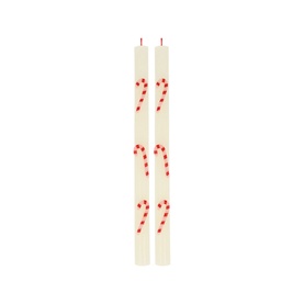 Candy Cane Table Candles