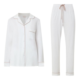 Piped Pyjama Set