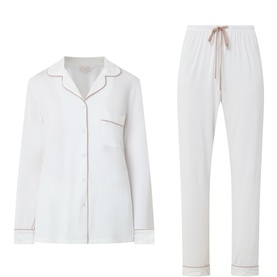 Piped Pyjama Set