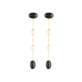 Dualism Long Drop Earrings