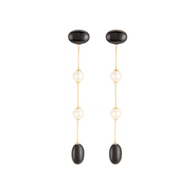 Dualism Long Drop Earrings